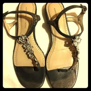 Adrienne Vittadini jeweled sandals size 7.5